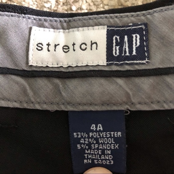 Gap Black wool blend dress pants in size 4 - Picture 4 of 4